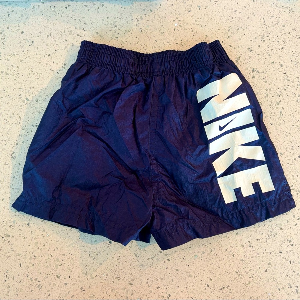 Vintage 90s Nike Board Shorts Mesh Lined Toddler Size 3T